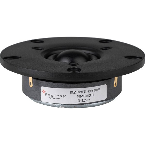 Main product image for Peerless DX25TG59-04 1" Fabric Dome Tweeter 264-1020
